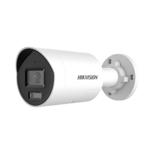 [Dual Light + ColorVu 3.0 + HikAI] Bala IP 8 Megapixel / Lente 2.8 mm / 40 mts IR + Luz Blanca / 2 Microfonos Integrados / Exterior IP67 / Estrobo Luz Blanca /  WDR 130 dB / ACUSENSE 3.0 / Metal / NEMA 4X / ACUSEARCH