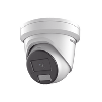 [Dual Light + ColorVu] Turret IP 4 Megapixel / Lente 2.8 mm / 40 mts IR + 40 mts Luz Blanca /  Microfono Integrado  / Exterior IP67 /   WDR 130 dB / Videoanaliticos (Filtro de Falsas Alarmas) / Captura Facial / ACUSEARCH