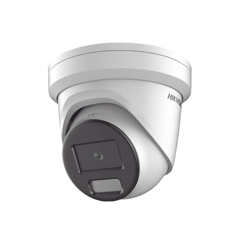 [Dual Light + ColorVu] Turret IP 4 Megapixel / Lente 2.8 mm / 40 mts IR + 40 mts Luz Blanca /  Microfono Integrado  / Exterior IP67 /   WDR 130 dB / Videoanaliticos (Filtro de Falsas Alarmas) / Captura Facial / ACUSEARCH