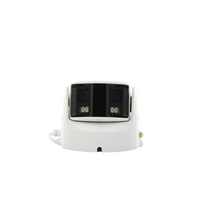 [FlexVu] [PROTECCIÓN ACTIVA] Turret IP Panorámica 4 Megapíxel / 2 Lentes 2.8 mm (180°) / Imagen a Color 24/7 (ColorVu) / PoE / WDR 130° / IP67 / ACUSENSE / Luz Estroboscópica y Alarma Audible / 30 mts Luz Blanca / Mic