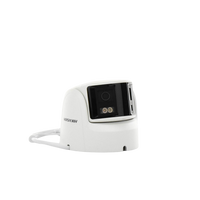 [FlexVu] [PROTECCIÓN ACTIVA] Turret IP Panorámica 4 Megapíxel / 2 Lentes 2.8 mm (180°) / Imagen a Color 24/7 (ColorVu) / PoE / WDR 130° / IP67 / ACUSENSE / Luz Estroboscópica y Alarma Audible / 30 mts Luz Blanca / Mic