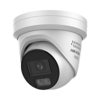 [Dual Light + ColorVu 3.0 + HikAI] Turret IP 8 Megapixel / Lente 2.8 mm / 30 mts IR + Luz Blanca / 2 Microfonos Integrados / Exterior IP67 / Estrobo Luz Blanca / WDR 130 dB / ACUSENSE 3.0 / Metal / NEMA 4X / ACUSEARCH