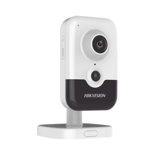 Cubo IP 4 Megapixel / Serie PRO / Lente 2.8 mm / 10 mts IR EXIR / PoE / Sensor PIR / H.265+ / Interior / Audio de Dos Vías / PoE / MicroSD / ONVIF