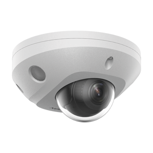 [Dual Light + 2 Micrófonos Integrados] Mini Domo IP 6 Megapixel / Lente 2.8 mm / 30 mts Luz Blanca + 30 mts IR / ACUSENSE / Exterior IP67 / IK8 /  WDR 120 dB / PoE / ONVIF / Micro SD / ACUSEARCH