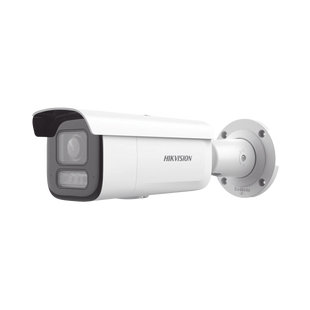 [Dual Light + 2 Micrófonos Integrados] Bala IP 4 Megapixel / Lente Mot. 2.8 a 12 mm / 60 mts Luz Blanca + 60 mts IR / ACUSENSE / Exterior IP67 / IK10 / WDR 120 dB / PoE+ / ONVIF / Alarmas I/O / Micro SD / Metal / ACUSEARCH