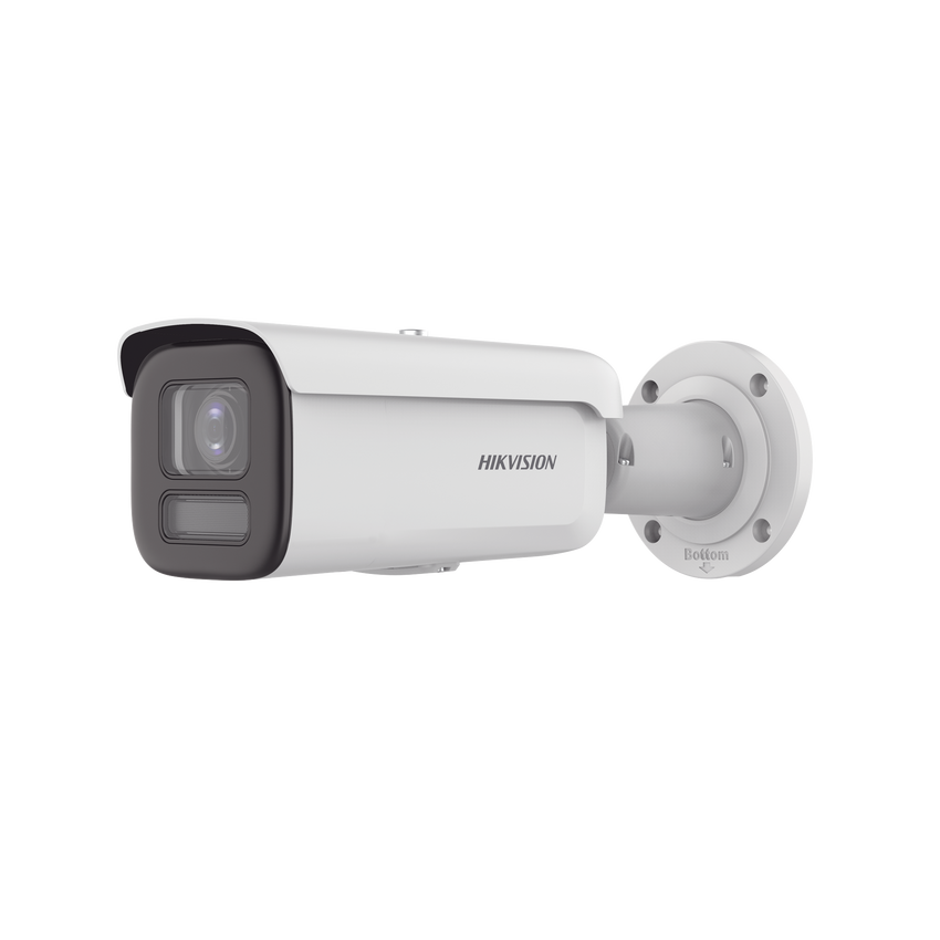 [Dual Light + ColorVu] Bala IP 4 Megapixel / Lente 2.8 - 12 mm /60 mts IR + 60 mts Luz Blanca / WDR 130 dB / Exterior IP67 / Captura Facial / Videoanaliticos (Filtro de Falsas Alarmas) / MicroSD / ACUSEARCH