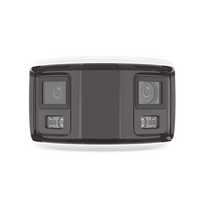 [FlexVu] [PROTECCIÓN ACTIVA] Bala IP Panorámica 8 Megapixel (4K) / 2 Lentes 4 mm (180°) / Imagen a Color 24/7 (ColorVu) / PoE / WDR 130° / IP67 / ACUSENSE / Luz Estroboscópica y Alarma Audible / 40 mts Luz Blanca / Micro SD