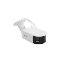 [FlexVu] [PROTECCIÓN ACTIVA] Bala IP Panorámica 8 Megapixel (4K) / 2 Lentes 4 mm (180°) / Imagen a Color 24/7 (ColorVu) / PoE / WDR 130° / IP67 / ACUSENSE / Luz Estroboscópica y Alarma Audible / 40 mts Luz Blanca / Micro SD