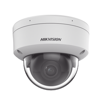 Domo IP 4 Megapixel / Lente 2.8 mm / 40 mts IR / Exterior IP67 / IK10 / Microfono Integrado / DARKFIGHTER / Audio y Alarma I/O / PoE / ONVIF / Micro SD / 4 Analíticos: AcuSense, Detección Facial, Conteo de Personas por Cruce y Zona