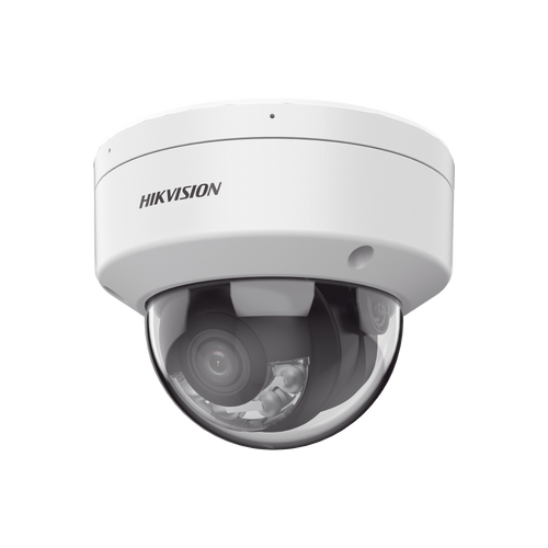 Domo IP 4 Megapixel / Lente 2.8 mm / Dual Light (40 mts IR + 40 mts Luz Blanca) / Darkfighter S / Exterior IP67 / IK10 / Microfono Integrado / WDR 130 dB / 4 Analíticos: AcuSense, Deteccion Facial, Conteo de Personas por Cruce y Zona