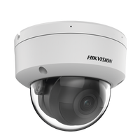 Domo IP 6 Megapixel / Lente 2.8 mm / 40 mts IR / Exterior IP67 / IK10 / Microfono Integrado / DARKFIGHTER / Audio y Alarma I/O / PoE / ONVIF / Micro SD / 4 Analíticos: AcuSense, Deteccion Facial, Conteo de Personas por Cruce y Zona