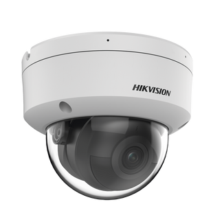 Domo IP 6 Megapixel / Lente 2.8 mm / 40 mts IR / Exterior IP67 / IK10 / Microfono Integrado / DARKFIGHTER / Audio y Alarma I/O / PoE / ONVIF / Micro SD / 4 Analíticos: AcuSense, Deteccion Facial, Conteo de Personas por Cruce y Zona