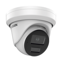Turret IP 4 Megapixel / Lente 2.8 mm / 40 mts IR / Exterior IP67 / DARKFIGHTER / Audio y Alarma I/O / PoE / ONVIF / Micro SD / 4 Analíticos: AcuSense, Deteccion Facial, Conteo de Personas por Cruce y Zona