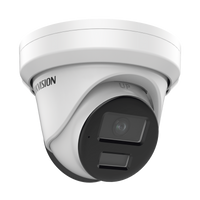 Turret IP 4 Megapixel / Lente 2.8 mm / 40 mts IR / Exterior IP67 / DARKFIGHTER / Audio y Alarma I/O / PoE / ONVIF / Micro SD / 4 Analíticos: AcuSense, Deteccion Facial, Conteo de Personas por Cruce y Zona