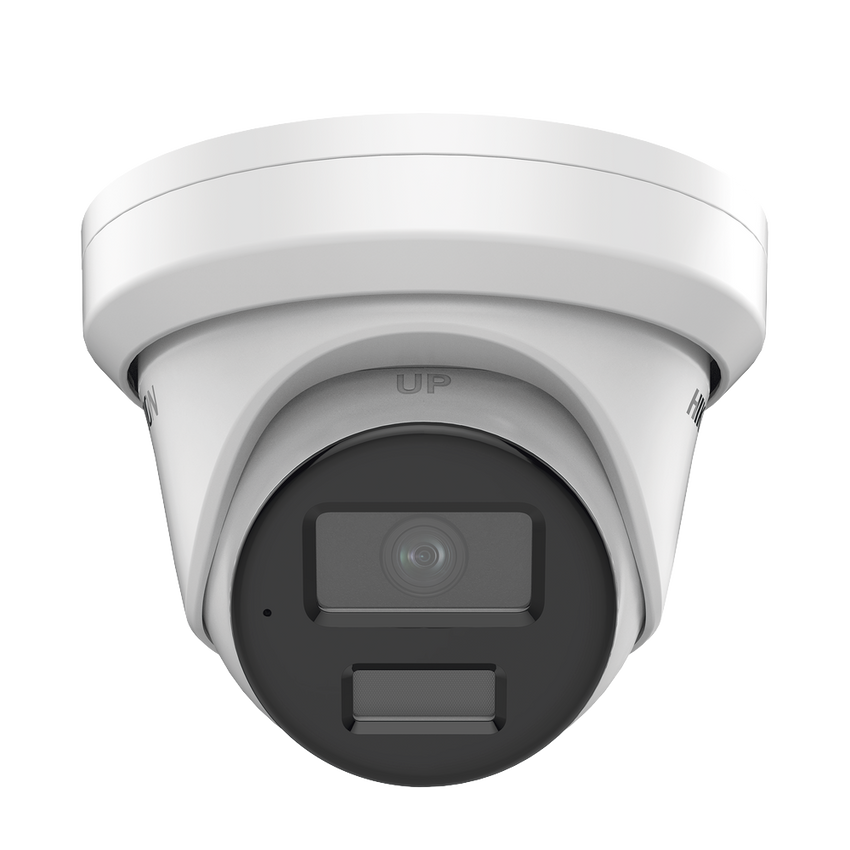 Turret IP 6 Megapixel  / Lente 2.8 mm / 40 mts IR / Exterior IP67 / Micrófono Integrado / DARKFHGITER / PoE / Alarmas y Audio I/O / ONVIF / Micro SD / 4 Analíticos: AcuSense, Deteccion Facial, Conteo de Personas por Cruce y Zona