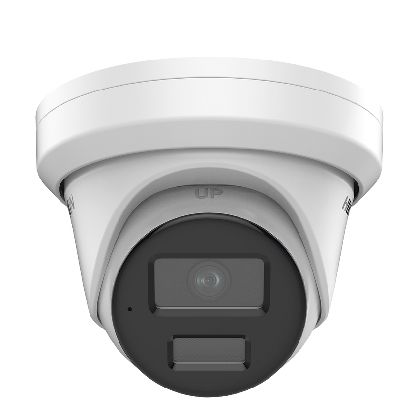 Turret IP 8 Megapixel (4K) / Lente 2.8 mm / 40 mts IR / Exterior IP67 / Micrófono Integrado / DARKFHGITER / Alarmas y Audio I/O / PoE / ONVIF / Micro SD / 4 Analíticos: AcuSense, Deteccion Facial, Conteo de Personas por Cruce y Zona