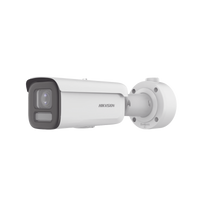 Bala IP 4 Megapixel / Lente Mot. 2.7 a 13.5 mm / Dual Light (60 mts IR + 60 mts Luz Blanca ) / Darkfighter S / Exterior IP67  / IK10 / WDR 130 dB / 4 Analíticos: AcuSense, Deteccion Facial, Conteo de Personas por Cruce y Zona