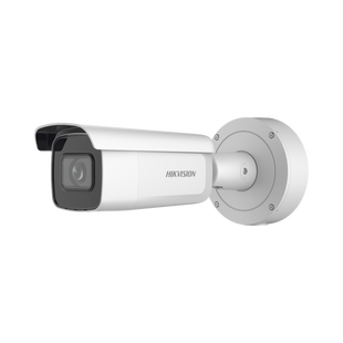 Bala IP 4 Megapixel / Lente Mot. 7 a 35 mm / 80 mts IR EXIR / Exterior IP67 / IK10 / WDR 120 dB / PoE + / MicroSD / 4 Analíticos: AcuSense, Deteccion Facial, Conteo de Personas por Cruce y Zona