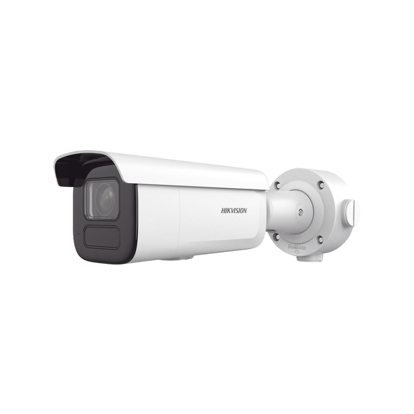 Bala IP 6 Megapixel / Lente Mot. 2.7 a 13.5 mm / 60 mts IR EXIR / Exterior IP67 / IK10 / DARKFIGHTER / PoE+ / Micro SD / Audio y Alarmas I/O / 4 Analíticos: AcuSense, Deteccion Facial, Conteo de Personas por Cruce y Zona