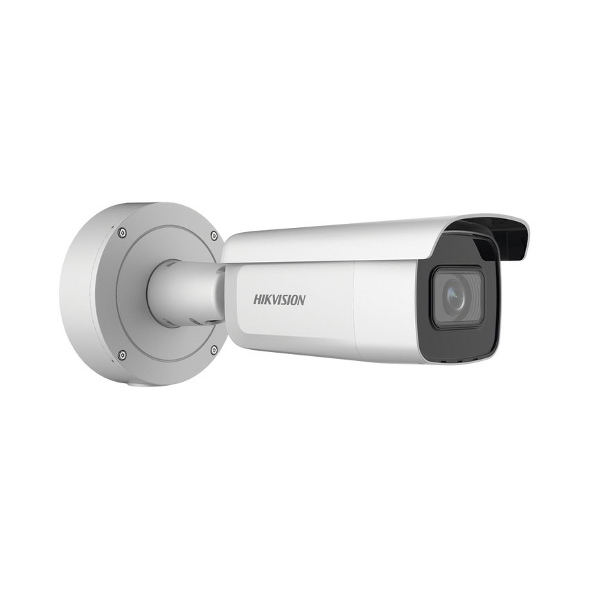 Bala IP 8 Megapixel (4K) / Lente Mot. 2.7 a 13.5 mm / 60 mts IR EXIR / Exterior IP66 / IK10 / DARKFIGHTER / Audio y Alarma I/O / PoE+ / ONVIF / Micro SD / 4 Analíticos: AcuSense, Deteccion Facial, Conteo de Personas por Cruce y Zona