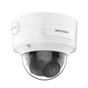 Domo IP 4 Megapixel / Lente Mot. 2.7 a 13.5 mm / 40 mts IR EXIR / Exterior IP66 / IK10 / DARKFIGHTER / Audio y Alarma I/O / PoE+ / ONVIF / Micro SD / 4 Analíticos: AcuSense, Deteccion Facial, Conteo de Personas por Cruce y Zona