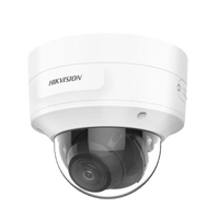 Domo IP 4 Megapixel / Lente Mot. 2.7 a 13.5 mm / 40 mts IR EXIR / Exterior IP66 / IK10 / DARKFIGHTER / Audio y Alarma I/O / PoE+ / ONVIF / Micro SD / 4 Analíticos: AcuSense, Deteccion Facial, Conteo de Personas por Cruce y Zona