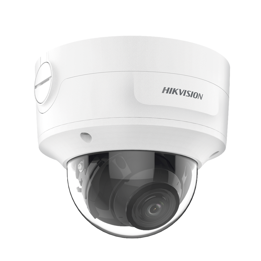 Domo IP 6 Megapixel / Lente Mot. 2.7 a 13.5 mm / 40 mts IR EXIR / Conteo de Personas / Captura Facial / IP67 / IK10 / WDR 120 dB / PoE+ / Alarmas y Audio I/O / ACUSENSE / Micro SD / DarkFighter
