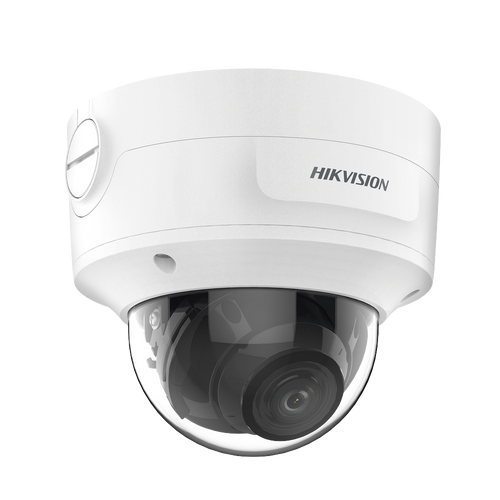 Domo IP 8 Megapixel (4K) / Lente Mot. 2.7 a 13.5 mm / 40 mts IR EXIR / Exterior IP66 / IK10 / DARKFIGHTER / Audio y Alarma I/O / PoE+ / ONVIF / Micro SD / 4 Analíticos: AcuSense, Deteccion Facial, Conteo de Personas por Cruce y Zona