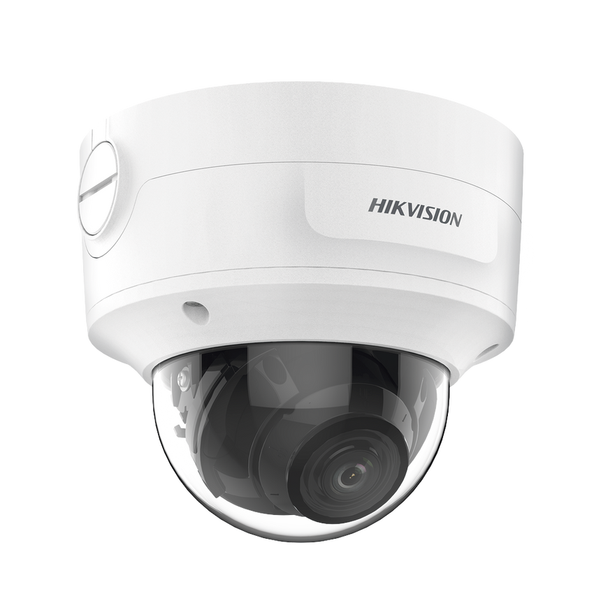 Domo IP 8 Megapixel (4K) / Lente Mot. 2.7 a 13.5 mm / 40 mts IR EXIR / Exterior IP66 / IK10 / DARKFIGHTER / Audio y Alarma I/O / PoE+ / ONVIF / Micro SD / 4 Analíticos: AcuSense, Deteccion Facial, Conteo de Personas por Cruce y Zona