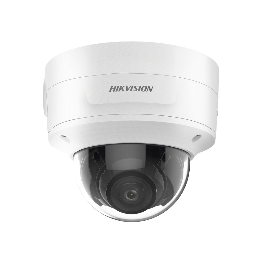 Domo IP 8 Megapixel (4K) / Lente Mot. 2.7 a 13.5 mm / 40 mts IR EXIR / Exterior IP66 / IK10 / DARKFIGHTER / Audio y Alarma I/O / PoE+ / ONVIF / Micro SD / 4 Analíticos: AcuSense, Deteccion Facial, Conteo de Personas por Cruce y Zona