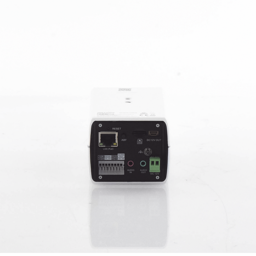 Camara Box IP 4 Megapixel / Serie PRO / DARKFIGHTER / PoE / 12 Vcc o 24 VCA / WDR 120 dB / ONVIF / RS-485 / BLC /  Entrada y Salida de Audio y Alarmas (No Incluye Lente) / Micro SD