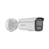 Bala IP 4 Megapixel / Lente 4 mm / Dual Light (60 mts IR + 60 mts Luz Blanca ) / Darkfighter S / Exterior IP67  / WDR 130 dB / 4 Analíticos: AcuSense, Deteccion Facial, Conteo de Personas por Cruce y Zona