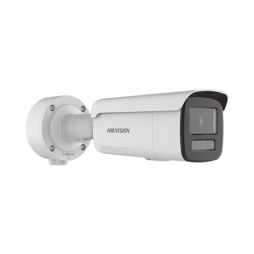 Bala IP 4 Megapixel / Lente 4 mm / Dual Light (60 mts IR + 60 mts Luz Blanca ) / Darkfighter S / Exterior IP67  / WDR 130 dB / 4 Analíticos: AcuSense, Deteccion Facial, Conteo de Personas por Cruce y Zona