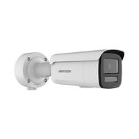 [ PROTECCIÓN ACTIVA ] Bala IP 4 Megapixel / Lente 4 mm / 60 mts IR / Exterior IP67 / Micrófono y Bocina Integrado (Audio de Dos Vías) / DARKFIGHTER / PoE+ / Luz Estroboscopica / ONVIF / Micro SD / 4 Analíticos