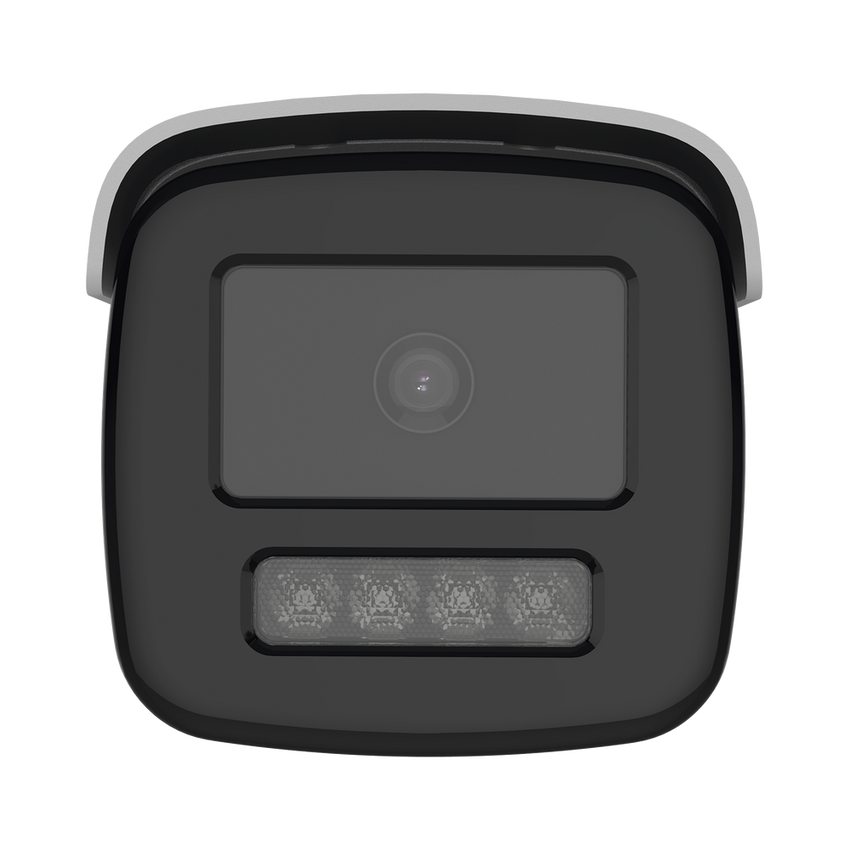 [ PROTECCIÓN ACTIVA ] Bala IP 4 Megapixel / Lente 4 mm / 60 mts IR / Exterior IP67 / Micrófono y Bocina Integrado (Audio de Dos Vías) / DARKFIGHTER / PoE+ / Luz Estroboscopica / ONVIF / Micro SD / 4 Analíticos