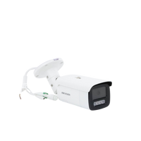 [ PROTECCIÓN ACTIVA ] Bala IP 4 Megapixel / Lente 4 mm / 60 mts IR / Exterior IP67 / Micrófono y Bocina Integrado (Audio de Dos Vías) / DARKFIGHTER / PoE+ / Luz Estroboscopica / ONVIF / Micro SD / 4 Analíticos