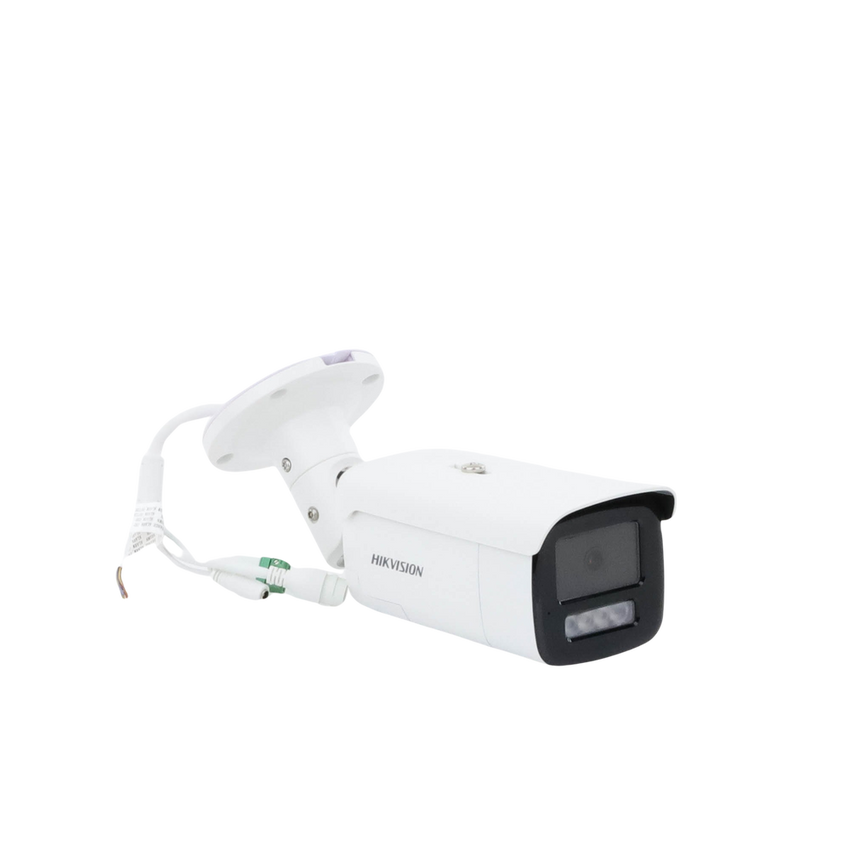 [ PROTECCIÓN ACTIVA ] Bala IP 4 Megapixel / Lente 4 mm / 60 mts IR / Exterior IP67 / Micrófono y Bocina Integrado (Audio de Dos Vías) / DARKFIGHTER / PoE+ / Luz Estroboscopica / ONVIF / Micro SD / 4 Analíticos