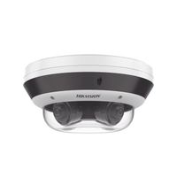 PanoVu Series / Vista Panorámica 360º / 4 Lentes Mot. 2.8 a 12 mm (4 Megapixel por Lente) / 16 Megapixel en Total / WDR 120 dB / DARKFIGHTER / Exterior IP67 / IK10 / PoE+ / 30 mts IR / Micro SD