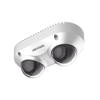 PanoVu Series / Lente Dual de 8 Megapixel (2 Lentes de 2.8 mm)  / IP67 / IK10 / PoE / WDR 120 dB / 10 mts IR  / MicroSD