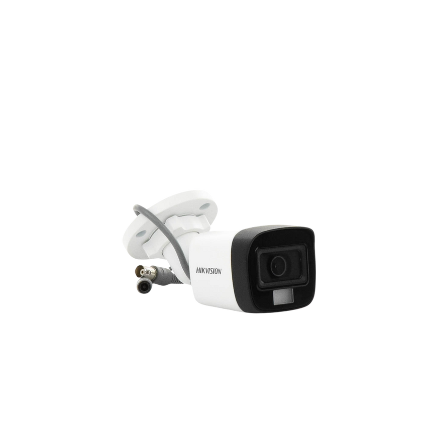 [Dual Light + ColorVu] Bala TURBOHD 2 Megapixel (1080p) / Lente 2.8 mm / 30 mts IR EXIR + 20 mts Luz Blanca / Micrófono Integrado / Gran Angular 101° / Exterior IP67 / 4 Tecnologías