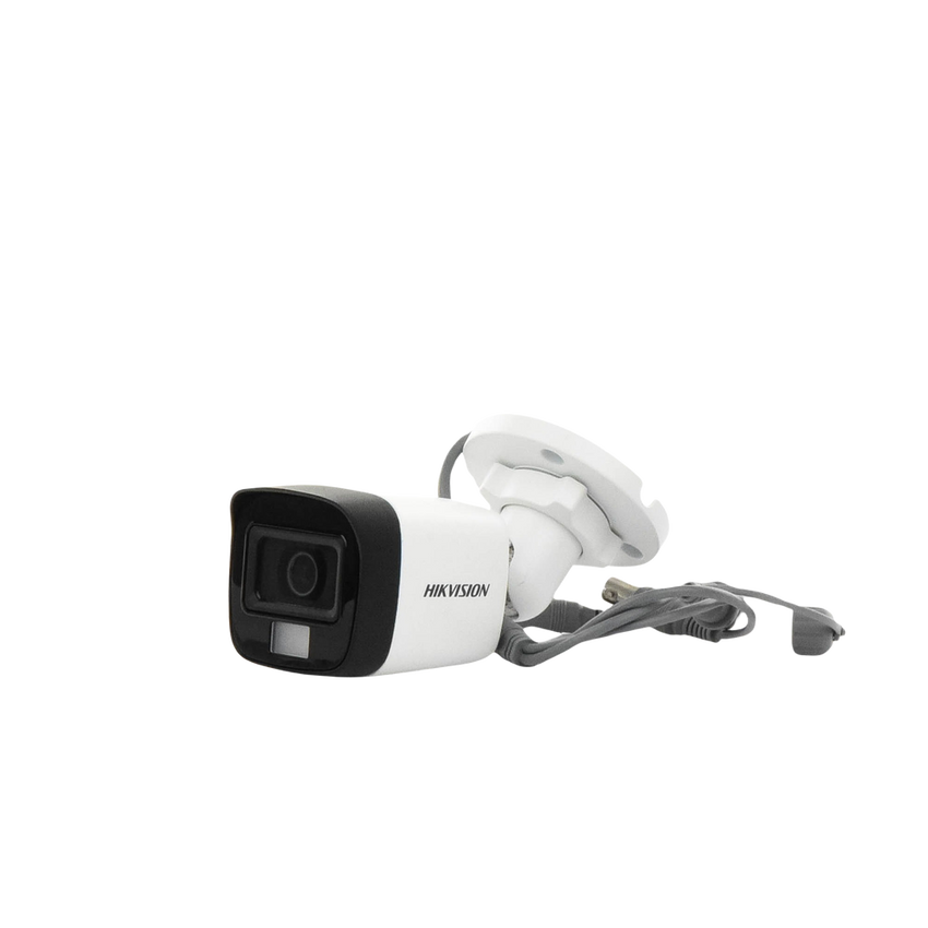 [Dual Light + ColorVu] Bala TURBOHD 2 Megapixel (1080p) / Lente 2.8 mm / 30 mts IR EXIR + 20 mts Luz Blanca / Micrófono Integrado / Gran Angular 101° / Exterior IP67 / 4 Tecnologías