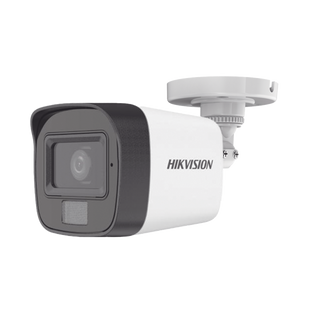 [Dual Light + ColorVu] Bala TURBOHD 2 Megapixel (1080p) / Lente 2.8 mm / 30 mts IR EXIR + 20 mts Luz Blanca / Micrófono Integrado / Gran Angular 101° / Exterior IP67 / 4 Tecnologías