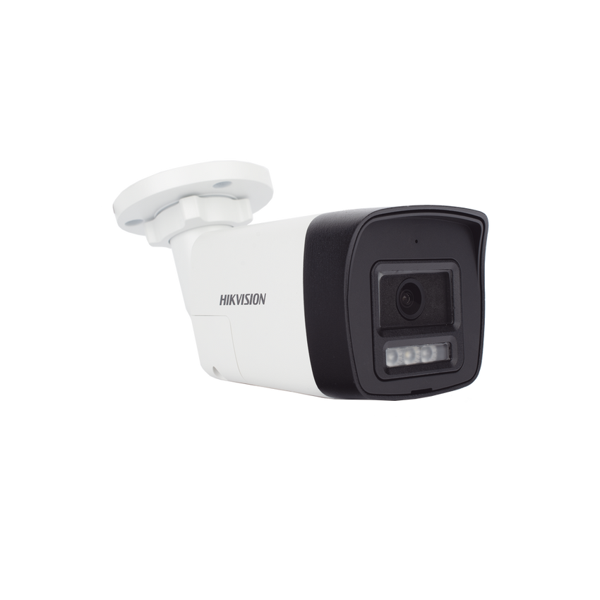 [Audio Bidireccional + Dual Light + ColorVu] Bala TURBOHD 2 Megapixel (1080p) / Lente 2.8 mm / 30 mts IR EXIR + 20 mts Luz Blanca / Micrófono y Bocina Integrado / Exterior IP67 / Metal / dWDR