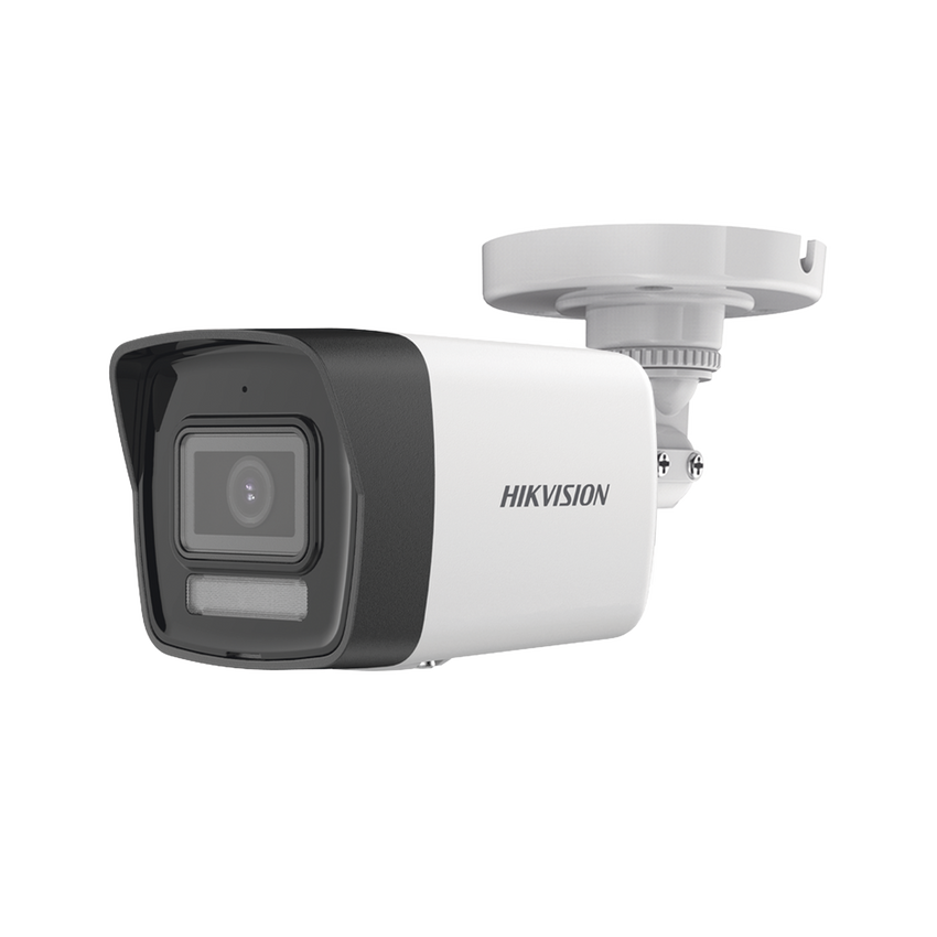 [Dual Light + ColorVu] Bala TURBOHD 3K (5 Megapixel) / Lente 2.8 mm / 30 mts IR + 20 mts Luz Blanca / Gran Angular 104.9° / Exterior IP67 / Micrófono Integrado / dWDR / 4 Tecnologías / Metal