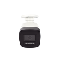 [Audio Bidireccional + Dual Light + ColorVu] Bala TURBOHD 3K  (5 Megapixel) / Lente 2.8 mm Angulo de vision 112° / 30 mts IR EXIR + 20 mts Luz Blanca / Micrófono y Bocina Integrado / Exterior IP67 / Metal / dWDR
