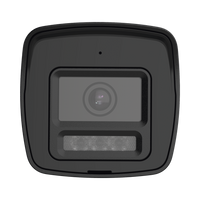 [Audio Bidireccional + Dual Light + ColorVu] Bala TURBOHD 4K (8 Megapixel) / Lente 2.8 mm / 30 mts IR EXIR + 20 mts Luz Blanca / Micrófono y Bocina Integrado / Exterior IP67 / Metal / dWDR