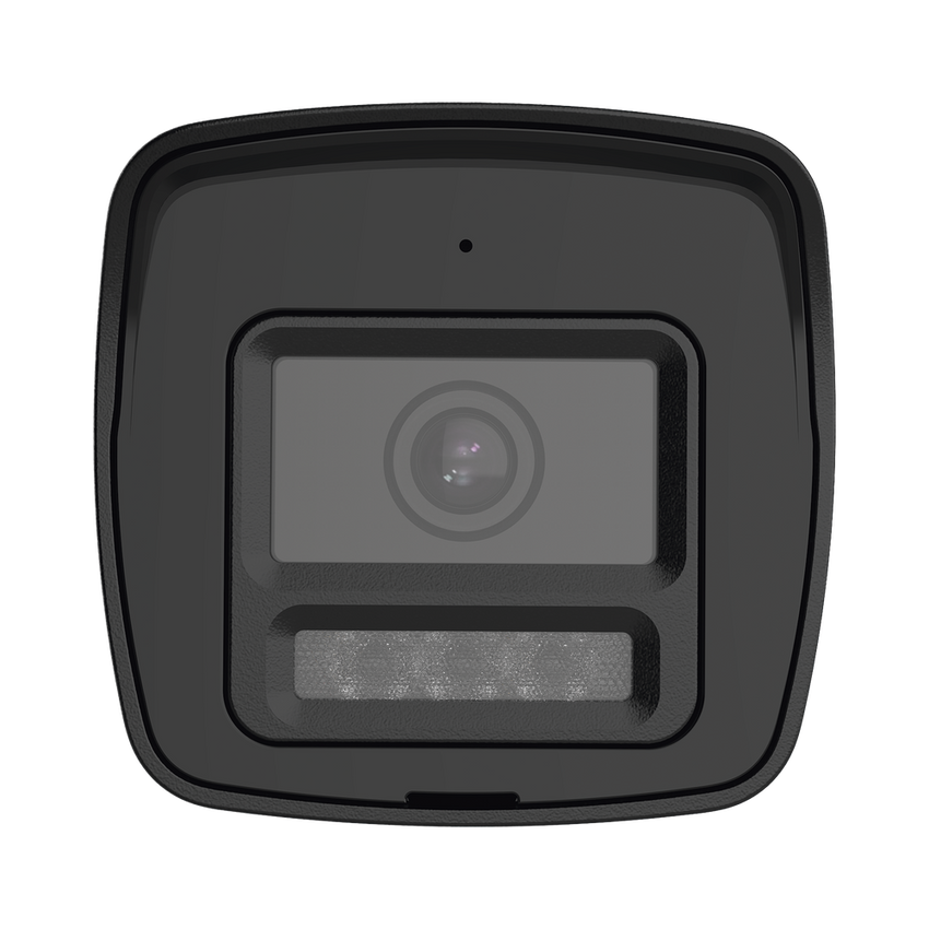 [Audio Bidireccional + Dual Light + ColorVu] Bala TURBOHD 4K (8 Megapixel) / Lente 2.8 mm / 30 mts IR EXIR + 20 mts Luz Blanca / Micrófono y Bocina Integrado / Exterior IP67 / Metal / dWDR