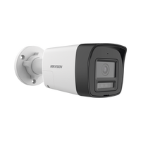 [Audio Bidireccional + Dual Light + ColorVu] Bala TURBOHD 4K (8 Megapixel) / Lente 2.8 mm / 30 mts IR EXIR + 20 mts Luz Blanca / Micrófono y Bocina Integrado / Exterior IP67 / Metal / dWDR