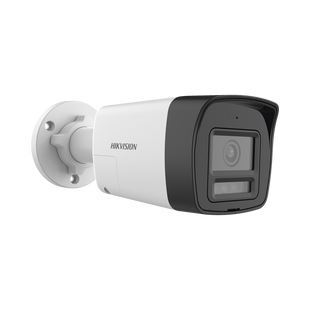 [Audio Bidireccional + Dual Light + ColorVu] Bala TURBOHD 4K (8 Megapixel) / Lente 2.8 mm / 30 mts IR EXIR + 20 mts Luz Blanca / Micrófono y Bocina Integrado / Exterior IP67 / Metal / dWDR