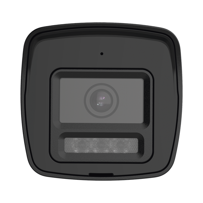 [Audio Bidireccional + Sirena & Estrobo + Dual Light + ColorVu] Bala TURBOHD 4K (8 Megapixel) / Lente 2.8 mm / 30 mts IR EXIR + 20 mts Luz Blanca / Micrófono y Bocina Integrado / Exterior IP67 / Metal / dWDR